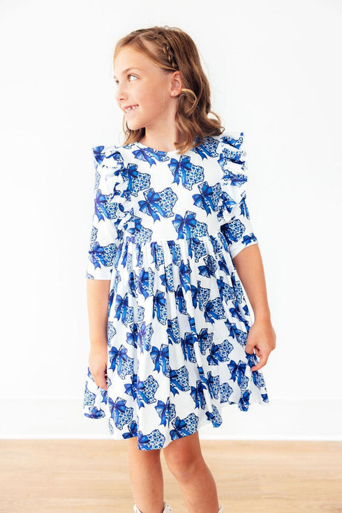 lone-star-3-4-sleeve-ruffle-twirl-dress Mila & Rose - Sophia's Style-3